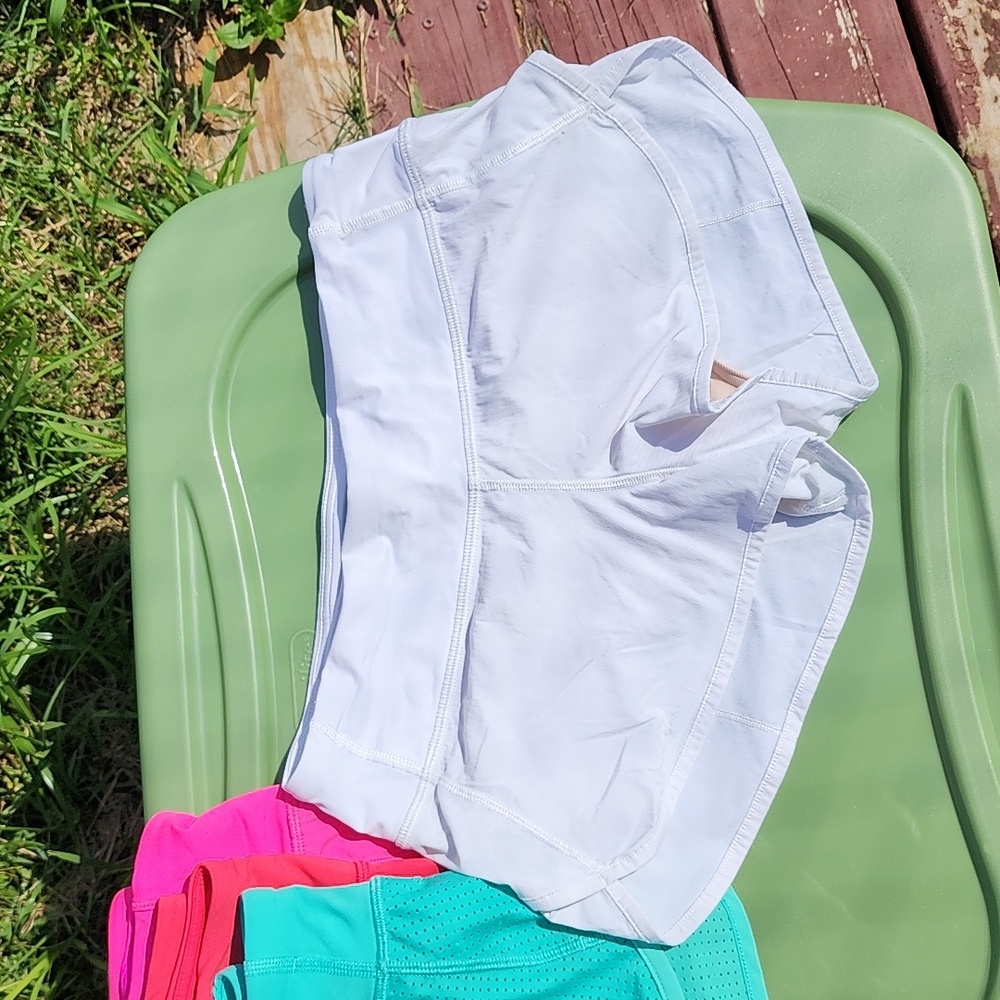 Lululemon size 4 shorts, white